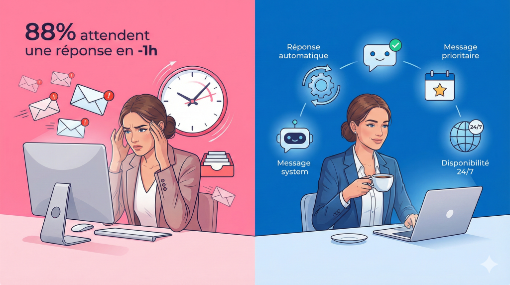 Ralentissement des réponses attention à votre relation client